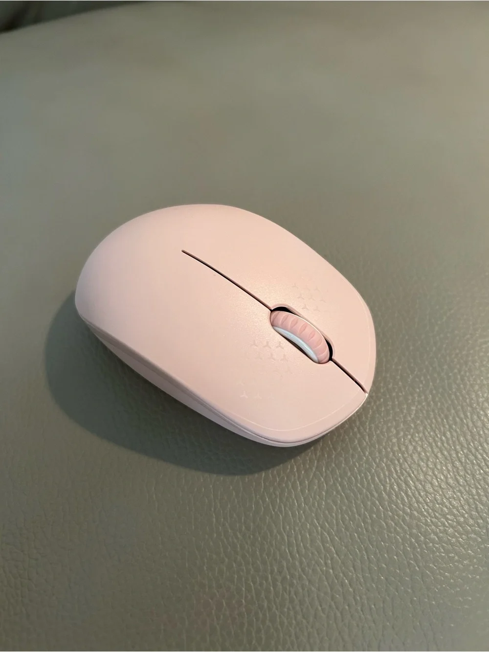 Wireless Pink Computer Mouse - Slim Portable Design